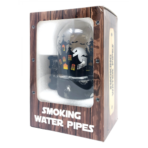 5" Spooky Haunted House Water Pipe - Black [SHWP-01]